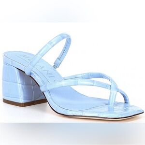 ANTONIO MELANI Rexxza Croco Printed
Leather Dress Sandals size 9M